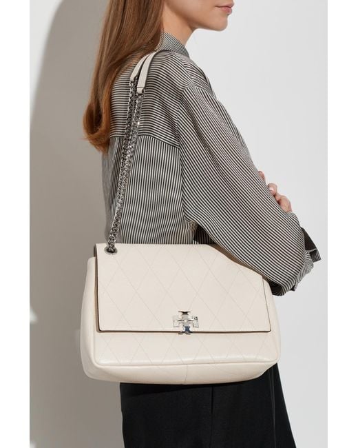 Tory Burch Natural Shoulder Bag 'Charlie'