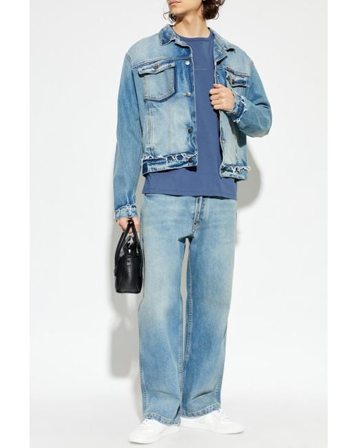 Maison Margiela Blue Denim Jacket for men