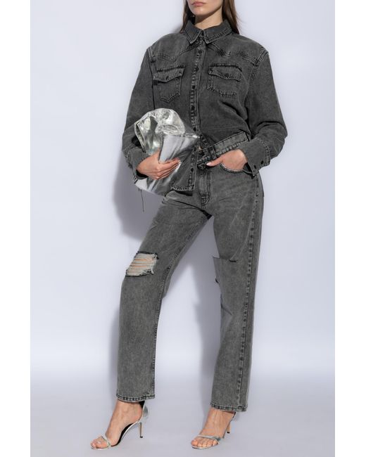 The Mannei Gray Jeans 'lisa',