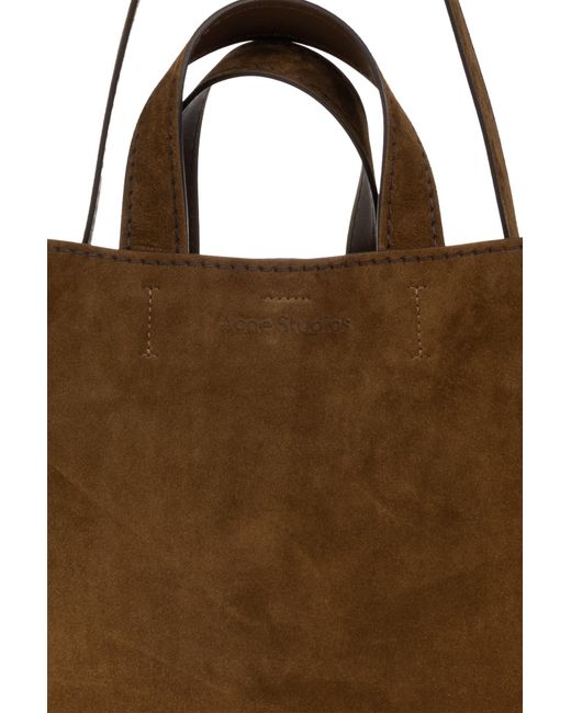 Acne Brown Suede Shopper Bag