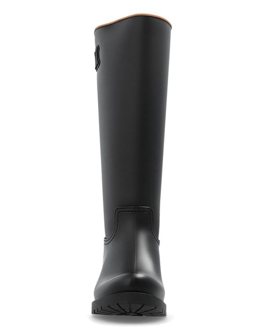 Max Mara Black Boots With Logo