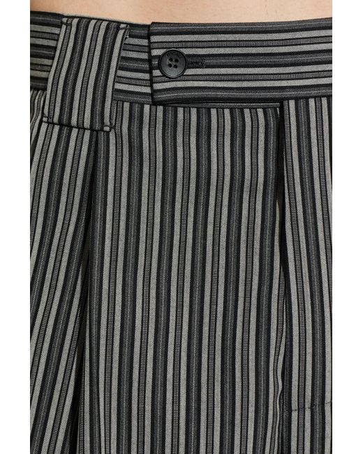 Versace Blue Striped Pattern Trousers for men