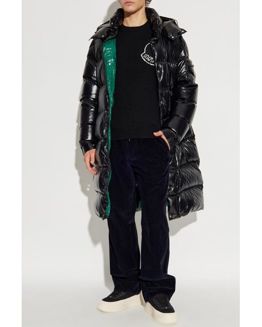 Moncler Black Puffer Coat "Hanoverian" for men