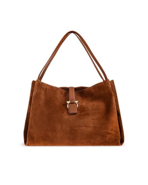 Ferragamo Brown Shopper Type Bag