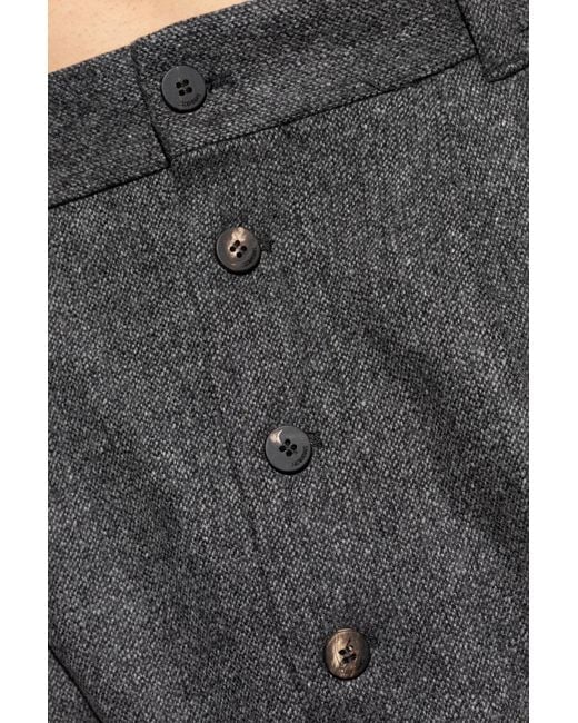 Jacquemus Gray Wool Trousers 'Fernando' for men
