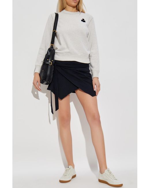 Isabel Marant Black Sweatshirt 'Maurine'