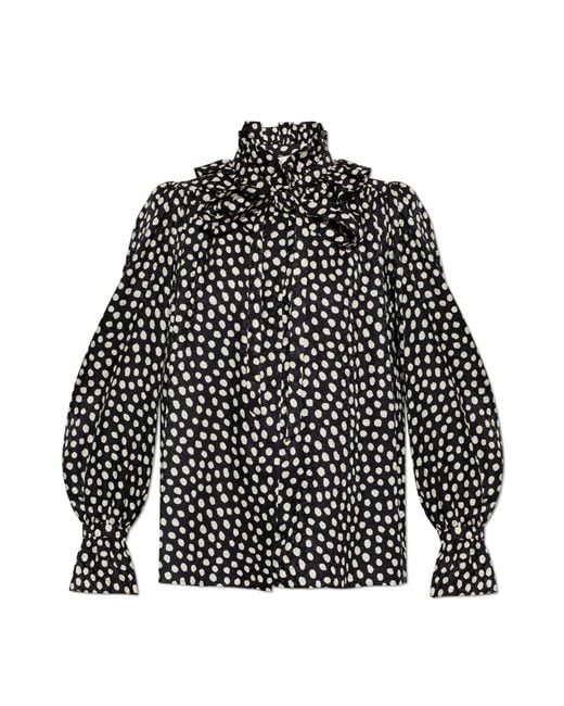 Chloé Black Silk Shirt