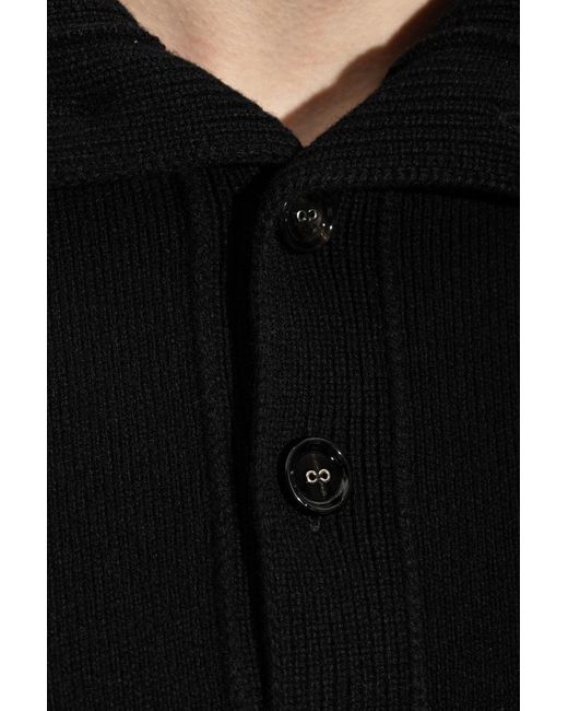 AMI Black Wool Sweater for men