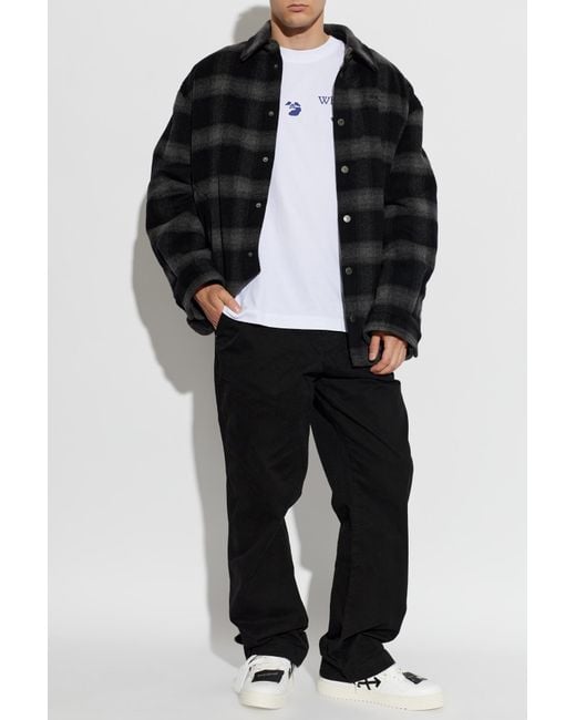 Off-White c/o Virgil Abloh White T-Shirt With Logo for men