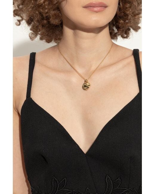 Dolce & Gabbana Metallic Necklace With Pendants