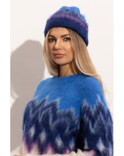 Isabel Marant Blue Alessa Cap