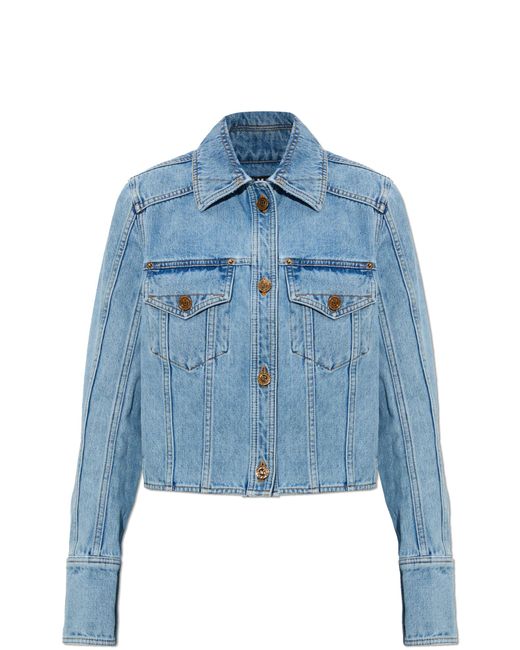 Balmain Blue Denim Jacket