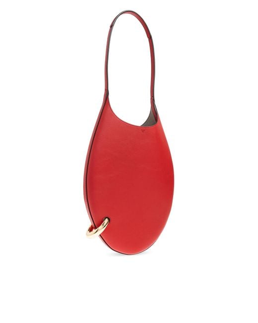 Tory Burch Red Shoulder Bag 'Pierced'