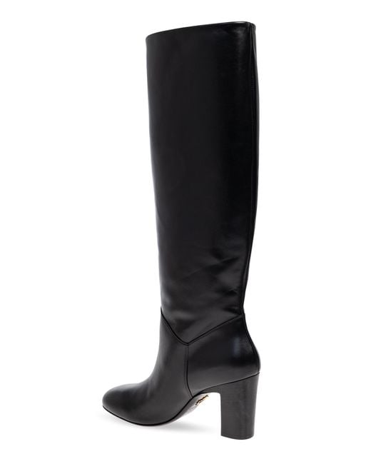 DSquared² Black 'Twin' Leather Boots