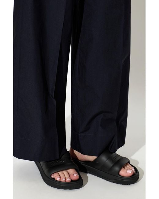 Moncler Black 'Altive' Slides