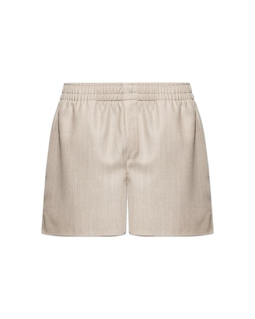 AMI Natural Logo Shorts