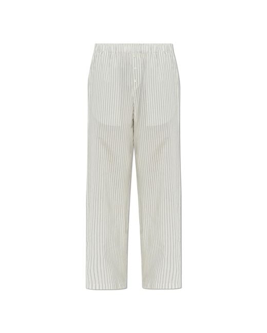 Rohe White Loose-Fit Trousers
