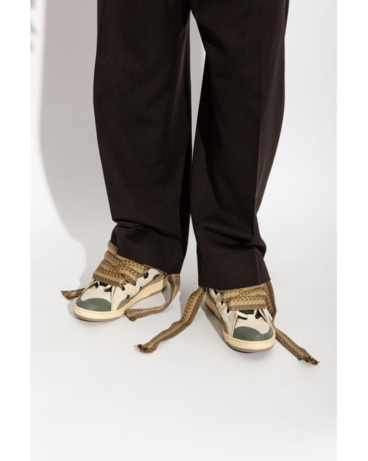 Lanvin Natural "Curb" Sports Shoes for men