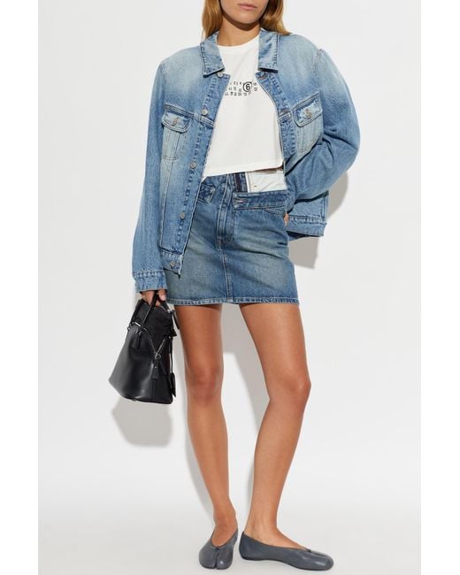 MM6 by Maison Margiela Blue Denim Jacket