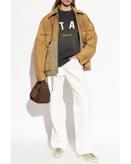 Golden Goose Deluxe Brand Natural Jacket With Pockets