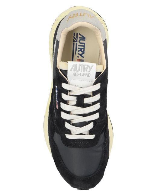Autry Black 'Reelwind' Sneakers for men