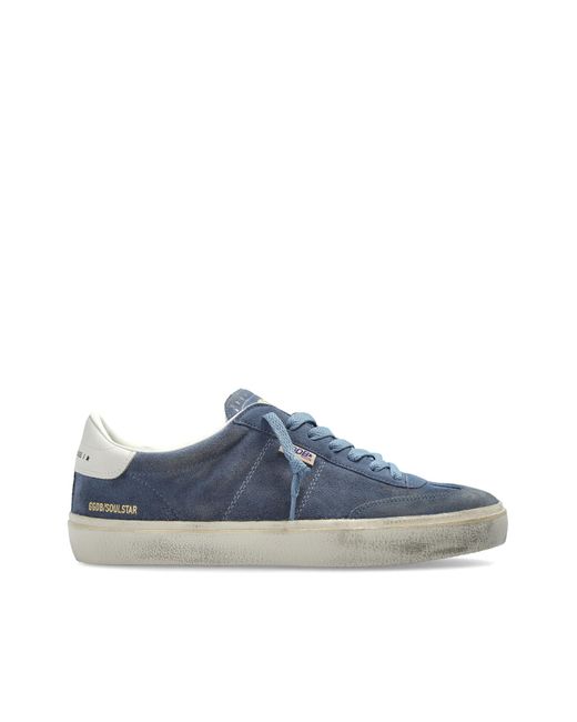 Golden Goose Deluxe Brand Blue 'Soul Star' Sports Shoes for men