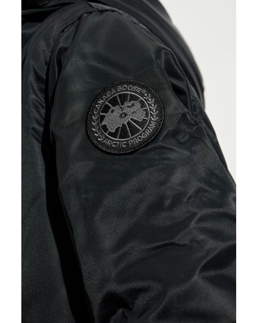 Canada Goose Black Quilted Hooded Down Jacket