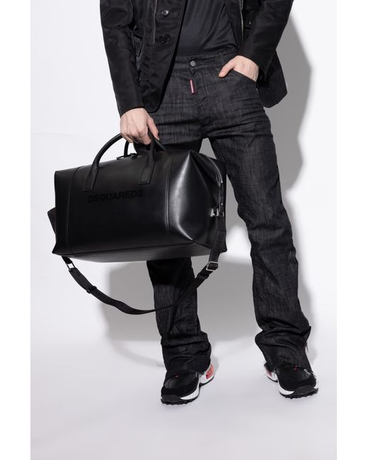 DSquared² Black Handbag With Logo for men