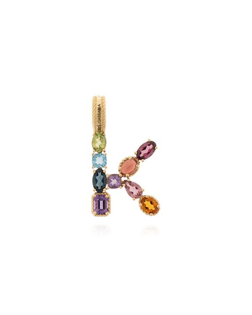 Dolce & Gabbana Natural Pendant With Gemstones
