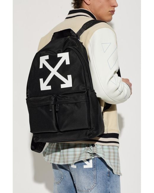 Off-White c/o Virgil Abloh Black 'Full Arrow' Backpack for men