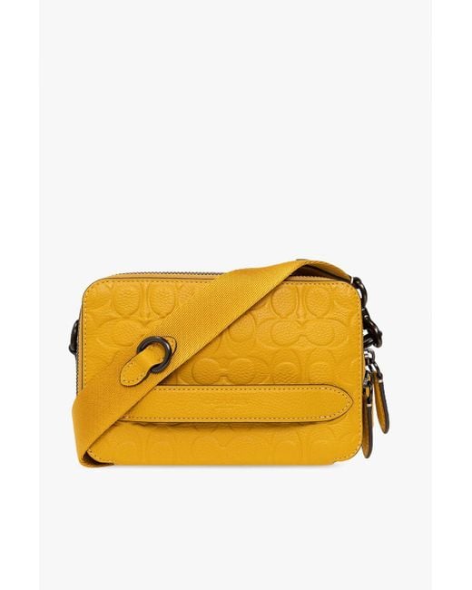 COACH Shoulder Bag in Yellow for Men | Lyst