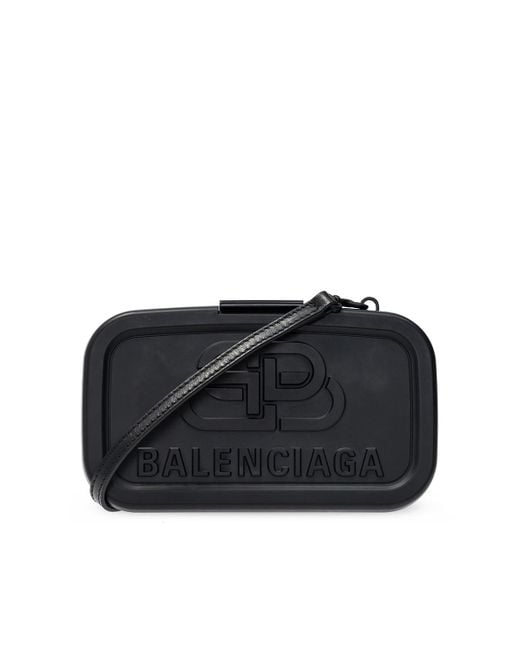 Balenciaga 'lunch Box' Shoulder Bag Black | Lyst