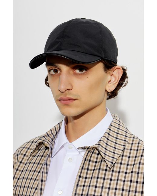 Ferragamo Black Baseball Cap for men