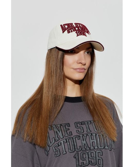 Acne Red Baseball Cap