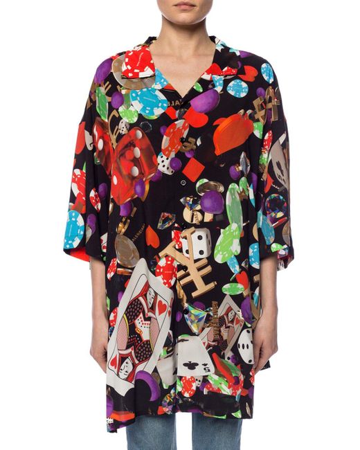 balenciaga multicolor shirt