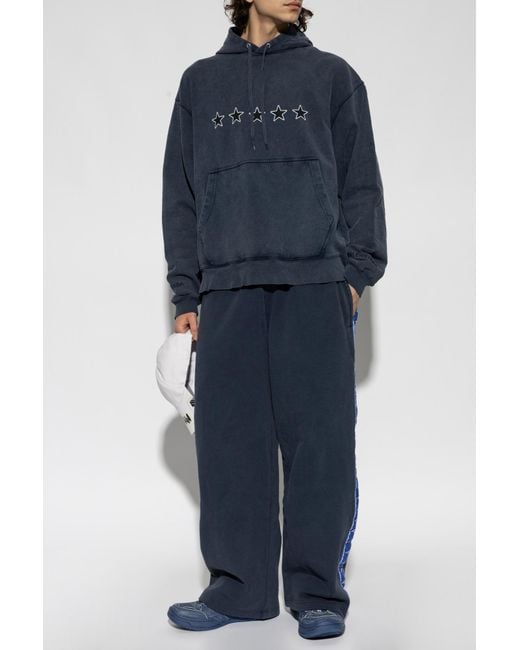 Balenciaga Blue Sweatshirt With Print for men