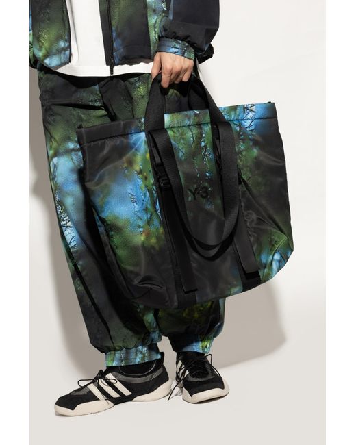 Y-3 Black Shopper Type Bag