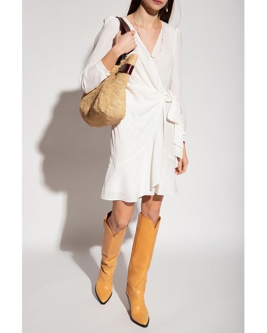 Diane von clearance furstenberg white boots