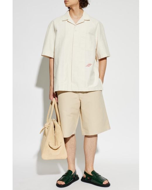 Jacquemus Natural 'Camargue' Shorts for men