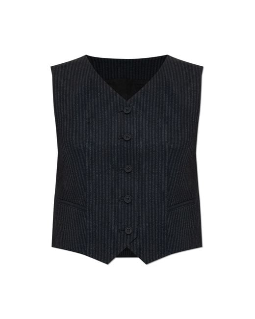AllSaints Black Vest 'Aleida'