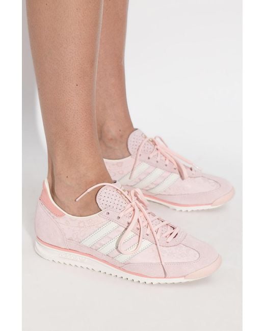 Adidas Originals Pink 'Sl 72 Og W' Sports Shoes