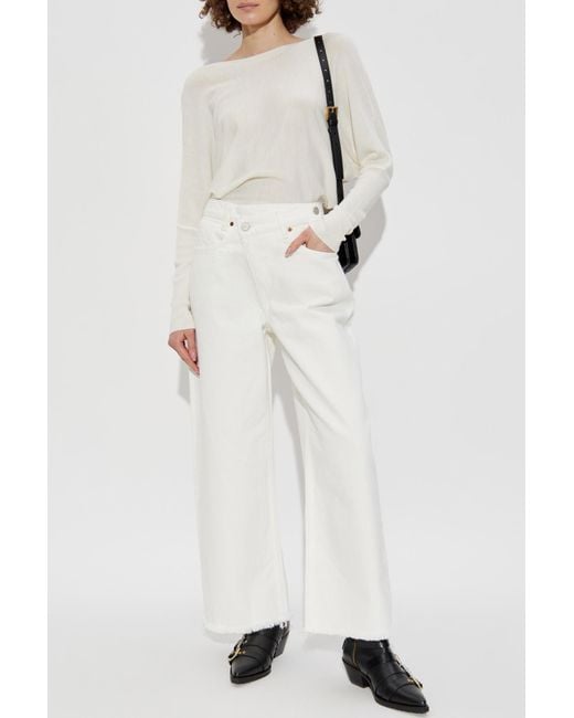 AllSaints White Sweater Julieana