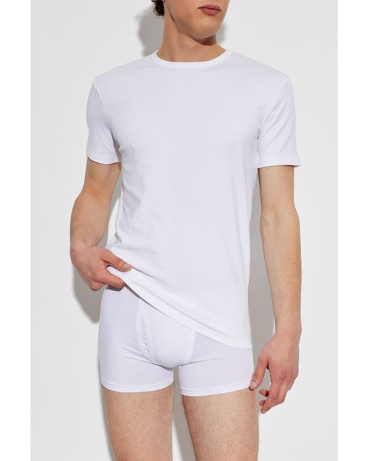 MM6 by Maison Margiela White Underwear T-Shirt for men
