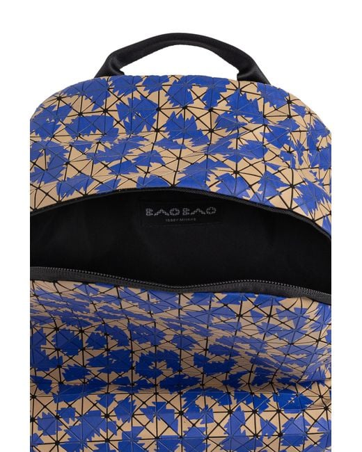 Issey Miyake Black Backpack With A Geometric Pattern for men