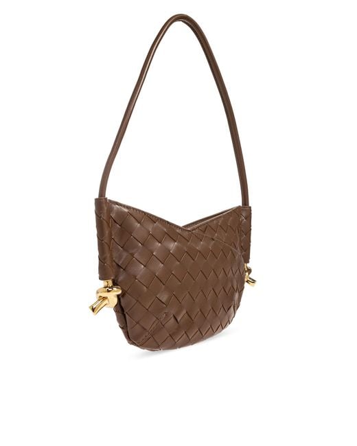 Bottega Veneta Blue Shoulder Bag 'Baby Solstice'