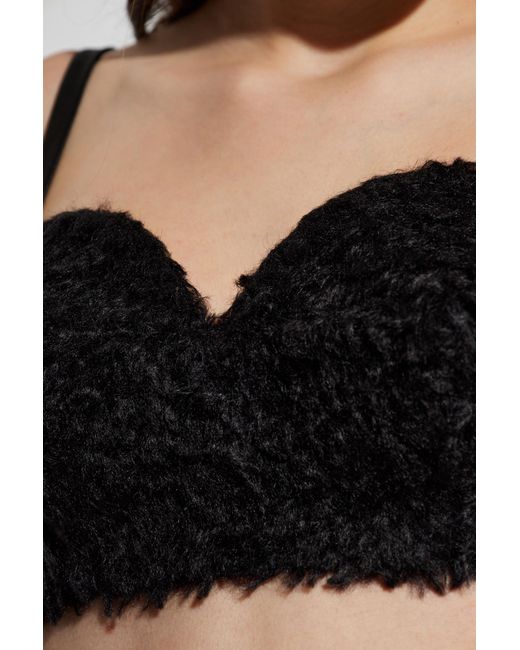 Givenchy Black Furry Top