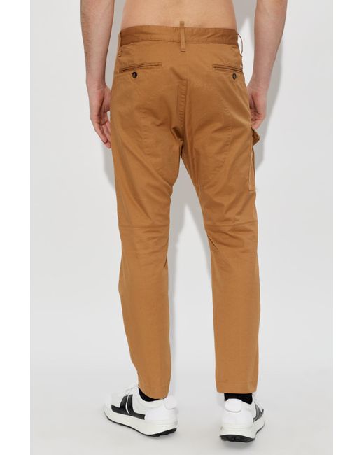 DSquared² Brown 'Cargo' Trousers for men