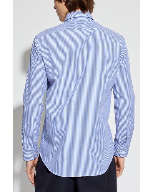 Etro Blue Shirt With Pattern for men