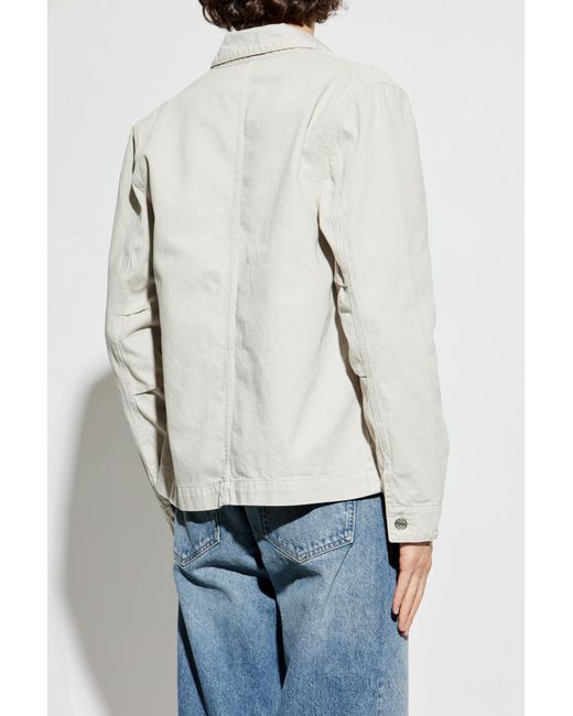 Samsøe & Samsøe White Jacket New Worker for men