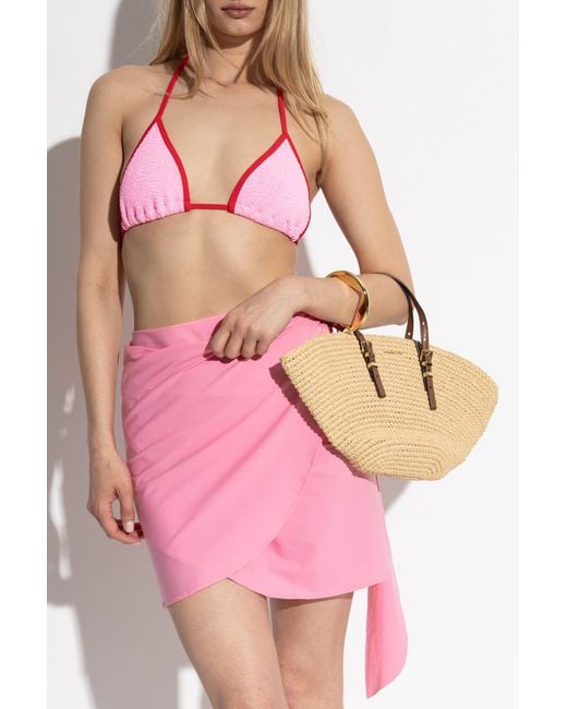 Hunza G Pink Short Pareo 'Sarong'